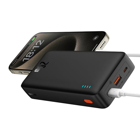 Εξωτερική Μπαταρία Baseus Airpow, 20000mAh, 20W, QC + PD, 1 x USB-A - 1 x USB-C, Μαύρη P10022804113-00