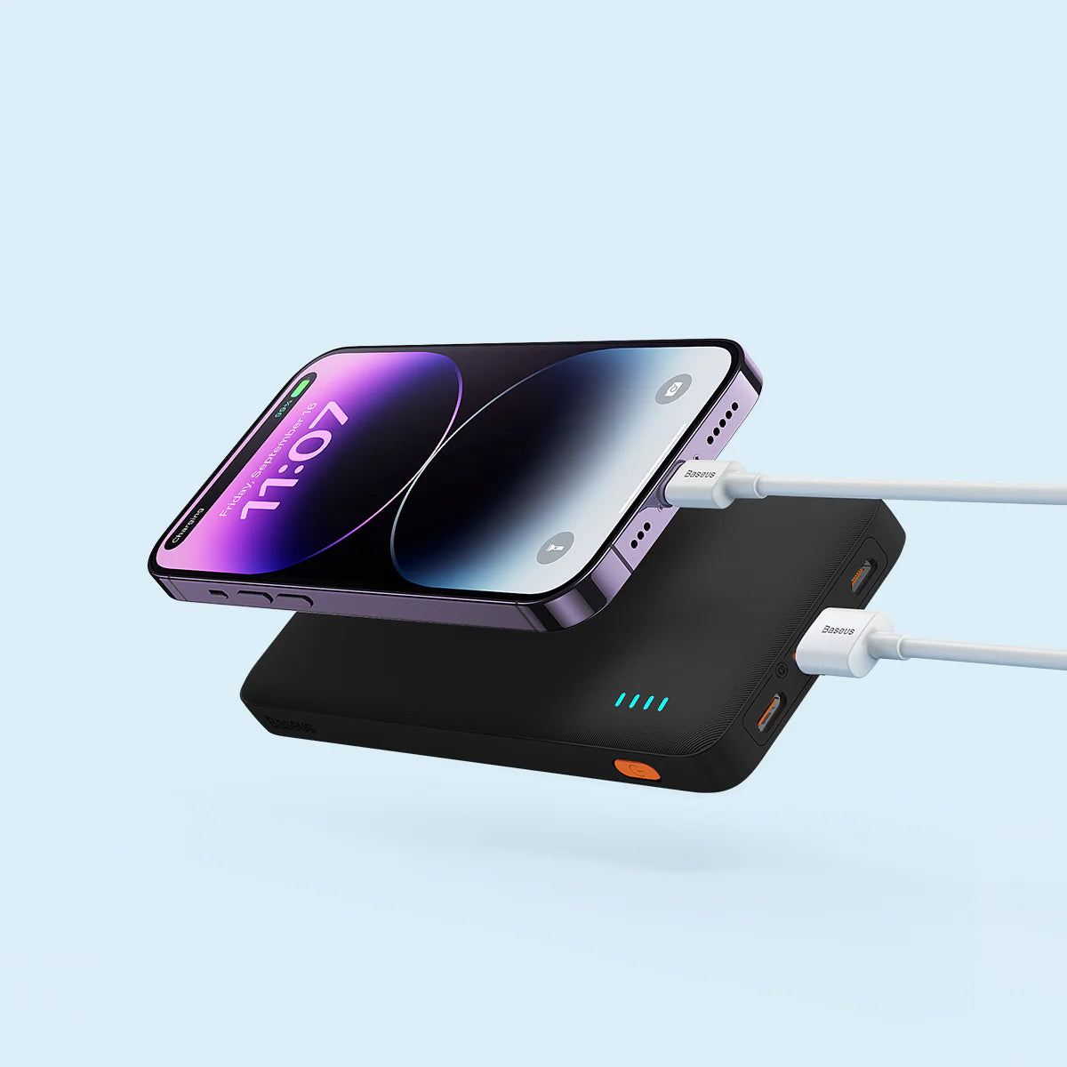 Εξωτερική μπαταρία Baseus Airpow, 10000mAh, 20W, QC + PD, 1 x USB-A - 1 x USB-C, μαύρο PPQD090001 