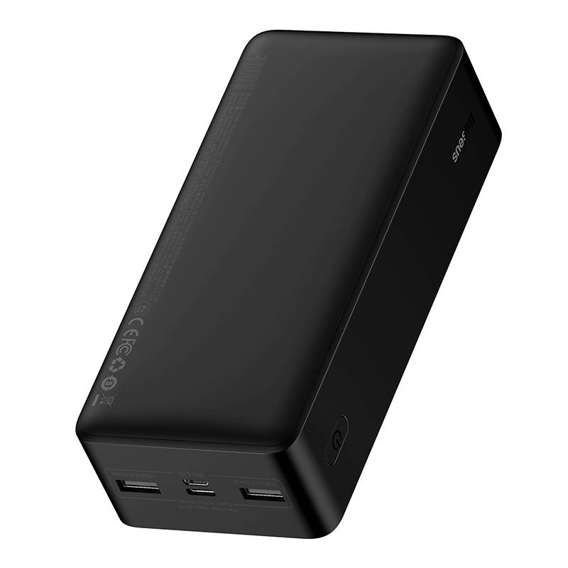 Εξωτερική μπαταρία Baseus Bipow, 30000mAh, 15W, 1 x USB-C - 2 x USB-A, μαύρο PPBD05050201 