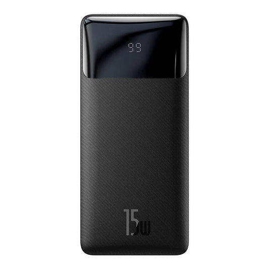 Εξωτερική μπαταρία Baseus Bipow, 30000mAh, 15W, 1 x USB-C - 2 x USB-A, μαύρο PPBD05050201