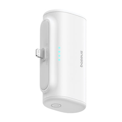 Εξωτερική Μπαταρία Baseus Compact, 5000mAh, 20W, PD, 1 x Lightning - 1 x USB-C, Λευκή P10068307213-00