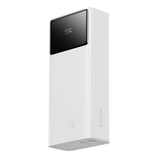 Εξωτερική Μπαταρία Baseus EnerFill FP41, 30000mAh, 22.5W, QC + PD, 1 x USB-C - 2 x USB-A, Λευκή