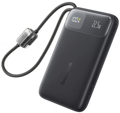 Εξωτερική Μπαταρία Baseus EnerFill FC11, 10000mAh, 22.5W, QC + PD, 1 x Lightning - 1 x USB-A - 2 x USB-C, Μαύρο E0027R04