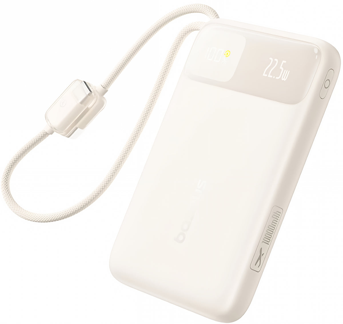 Εξωτερική Μπαταρία Baseus EnerFill FC11, 10000mAh, 22.5W, QC + PD, 1 x Lightning - 1 x USB-A - 2 x USB-C, Μπεζ E0027R05