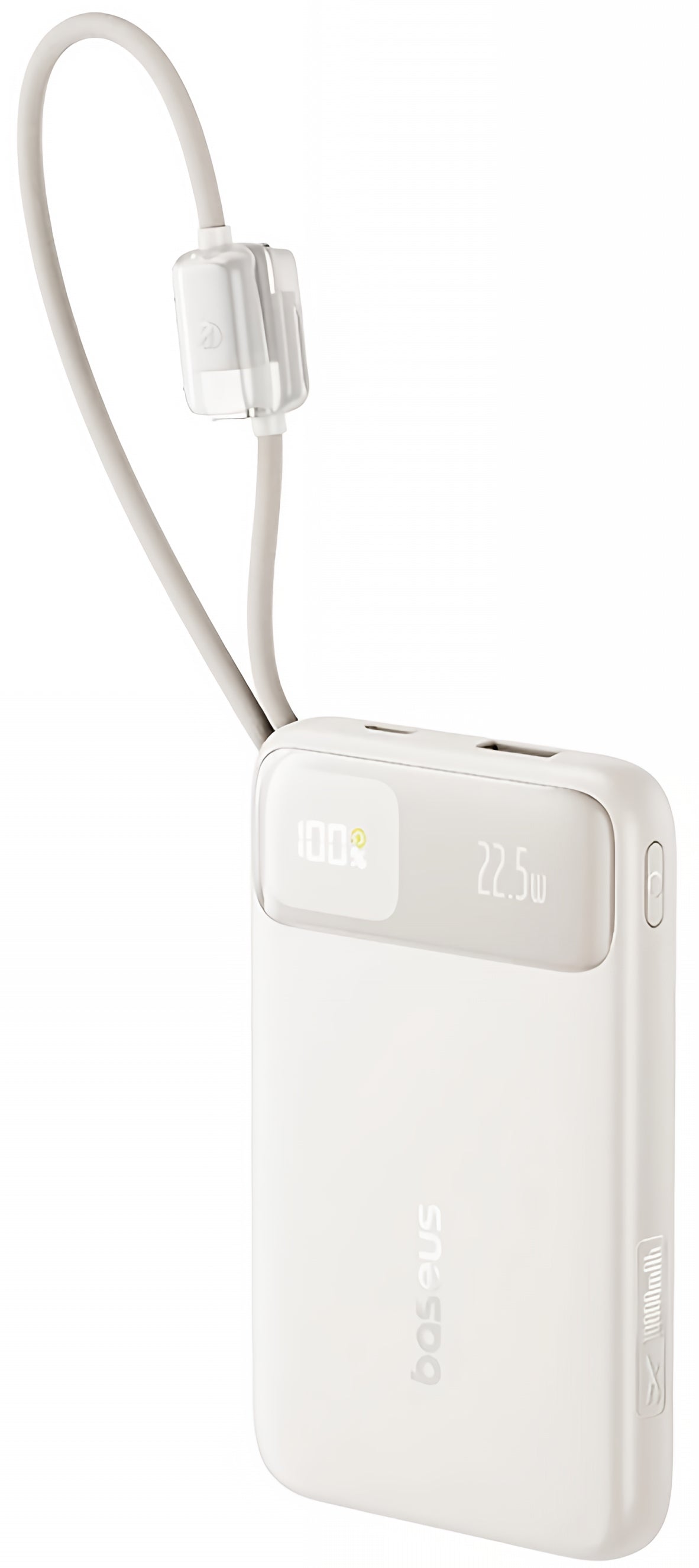 Εξωτερική Μπαταρία Baseus EnerFill FC11, 10000mAh, 22.5W, QC + PD, 1 x Lightning - 1 x USB-A - 2 x USB-C, Μπεζ E0027R05