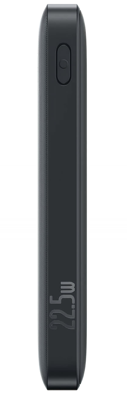 Εξωτερική Μπαταρία Baseus EnerFill FP21, 10000mAh, 22.5W, QC + PD, 1 x USB-A - 2 x USB-C, Μαύρη P1008210D123-00