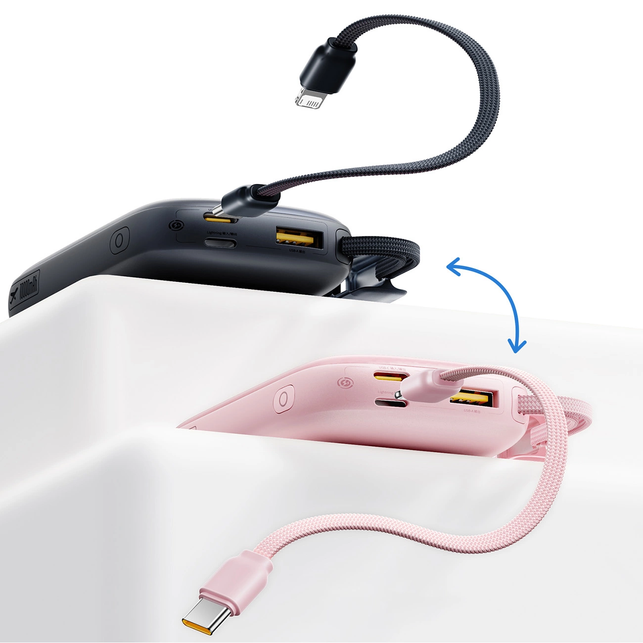 Baseus EnerFill FC21 QPow 3 Ultra External Battery, 10000mAh, 22.5W, QC + PD, 1 x USB-A - 1 x USB-C, Black