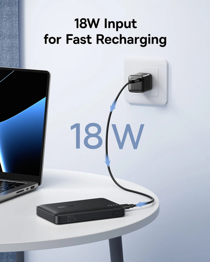 Εξωτερική Μπαταρία Baseus EnerFill FP21, 10000mAh, 22.5W, QC + PD, 1 x USB-A - 2 x USB-C, Μαύρη P1008210D123-00