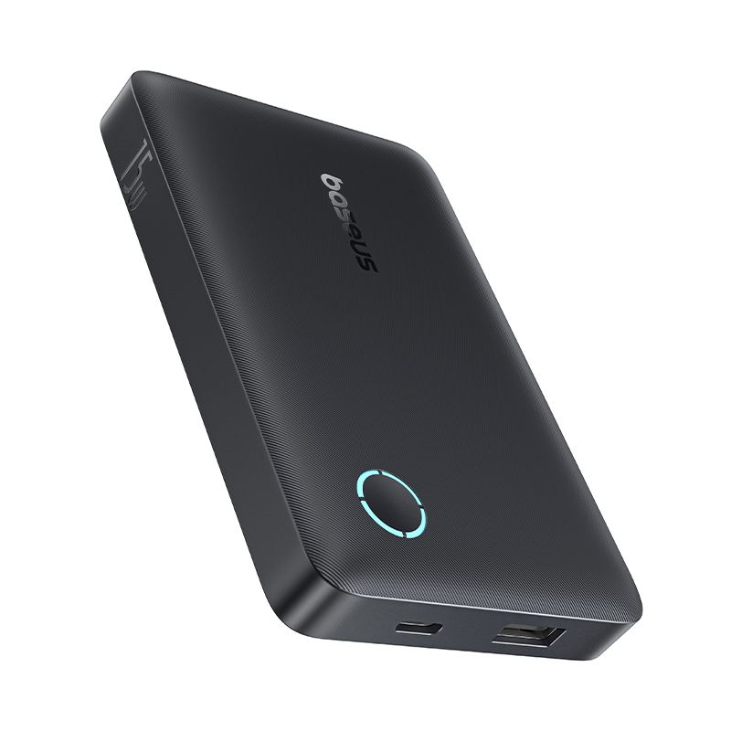 Baseus EnerFill FP11 External Battery, 10000mAh, 15W, 1 x USB-A - 1 x USB-C, Black P1008210C123