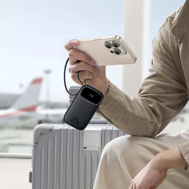 Εξωτερική Μπαταρία Baseus EnerFill FC31, 20000mAh, 22.5W, QC + PD, 1 x Lightning - 1 x USB-A - 2 x USB-C, Μαύρο P10082107123-00