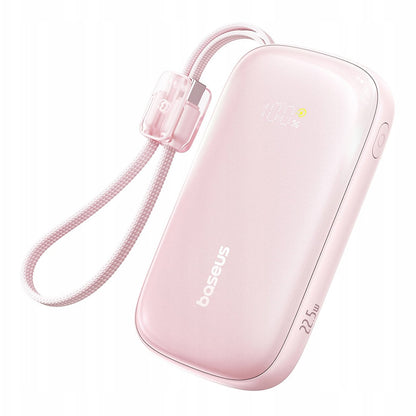 Εξωτερική Μπαταρία Baseus EnerFill FC21 Qpow 3 Ultra, 10000mAh, 22.5W, QC + PD, 1 x USB-A - 1 x USB-C, Ροζ E0027L02
