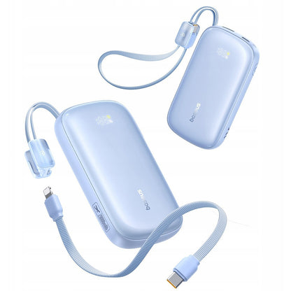 Baseus EnerFill FC21 Qpow 3 Ultra External Battery, 20000mAh, 22.5W, QC + PD, 1 x USB-A - 1 x USB-C, Blue E0027M03