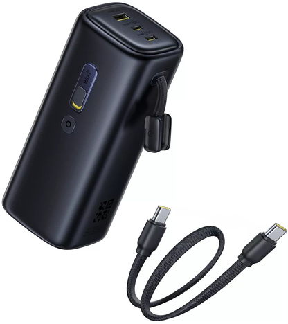 Εξωτερική Μπαταρία Baseus EnerGeek GX11, 20000mAh, 67W, QC + PD, 1 x USB-A - 2 x USB-C, Μαύρο E0025701