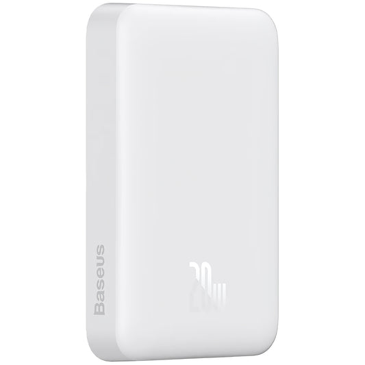 Εξωτερική Μπαταρία Baseus Magnetic Mini, 10000mAh, 20W, PD + FQI, 1 x USB-C, Λευκή P10059001223-00