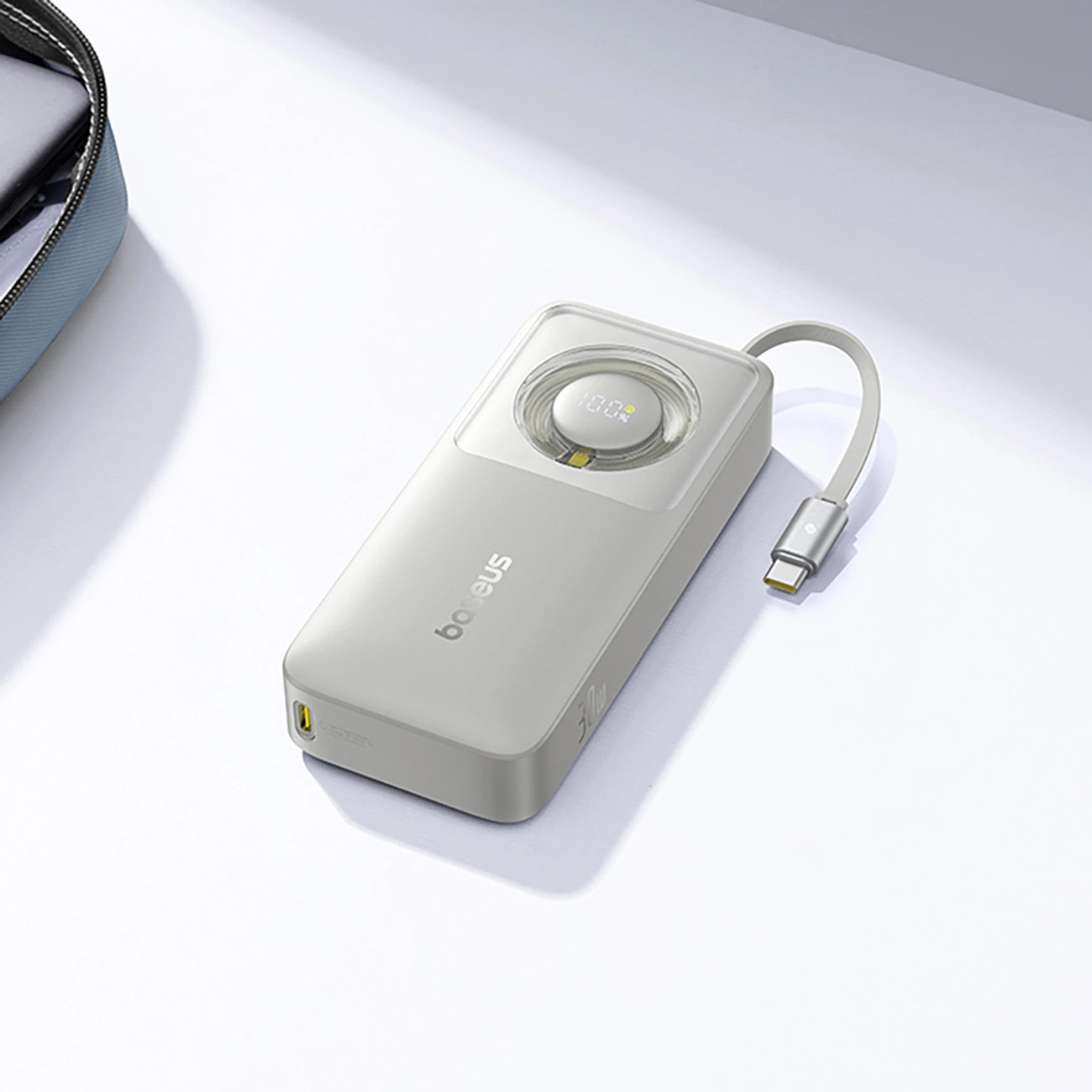 Εξωτερική Μπαταρία Baseus OS Free2Pull, 10000mAh, 30W, PD, 2 x USB-C, Γκρι P10073701843-00