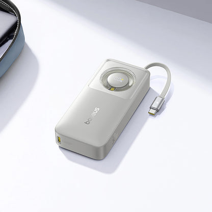 Εξωτερική Μπαταρία Baseus OS Free2Pull, 10000mAh, 30W, PD, 2 x USB-C, Γκρι P10073701843-00