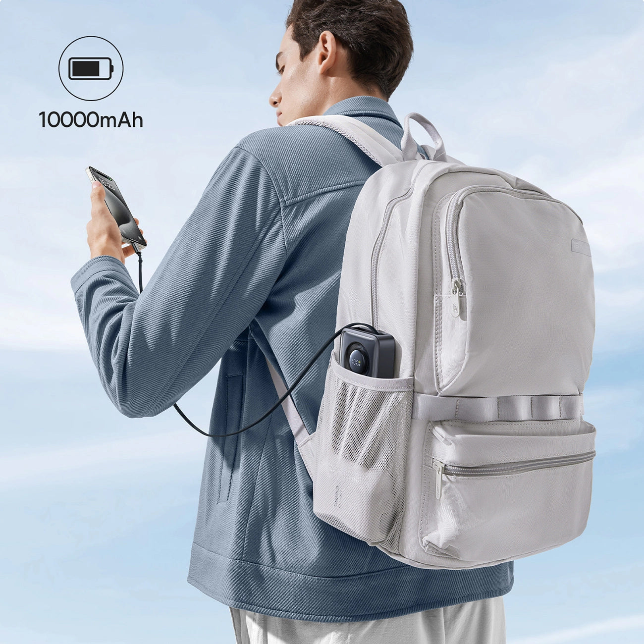 Εξωτερική Μπαταρία Baseus OS Free2Pull, 10000mAh, 30W, PD, 2 x USB-C, Μαύρη P10073701123-00