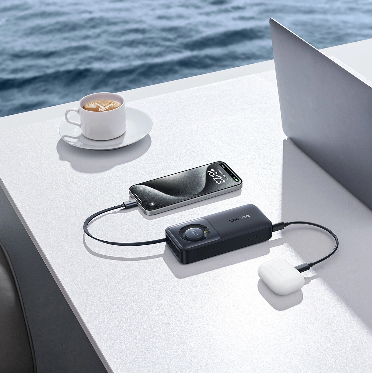 Εξωτερική Μπαταρία Baseus OS Free2Pull, 10000mAh, 30W, PD, 2 x USB-C, Μαύρη P10073701123-00