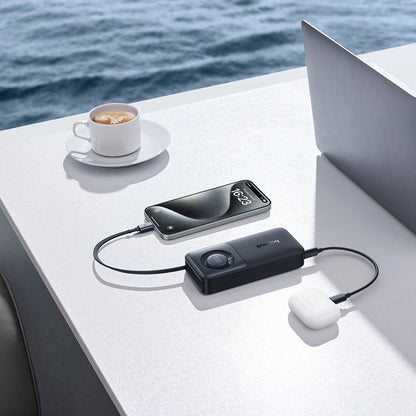 Εξωτερική Μπαταρία Baseus OS Free2Pull, 10000mAh, 30W, PD, 2 x USB-C, Μαύρη P10073701123-00