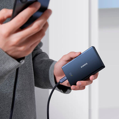 Εξωτερική Μπαταρία Baseus PicoGo, 10000mAh, 20W, QC + PD, 1 x USB-A - 2 x USB-C, Μαύρη P10076801123-00