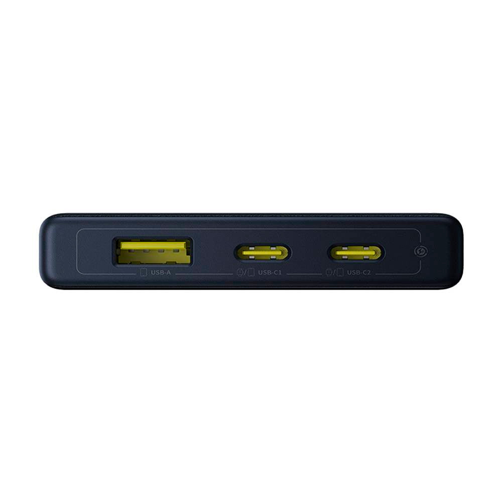 Εξωτερική Μπαταρία Baseus PicoGo, 10000mAh, 20W, QC + PD, 1 x USB-A - 2 x USB-C, Μαύρη P10076801123-00