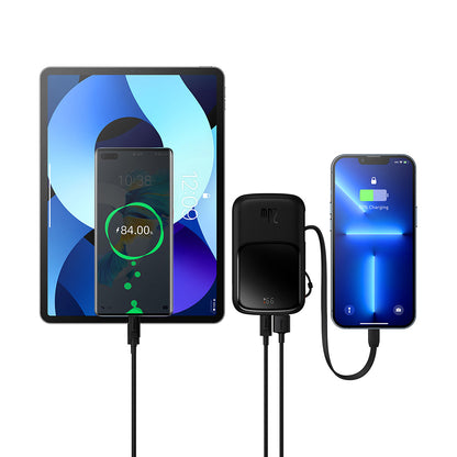 Εξωτερική Μπαταρία Baseus Qpow Pro, 20000mAh, 20W, QC + PD, 1 x Lightning - 1 x USB-A - 1 x USB-C, Μαύρη PPQD040001