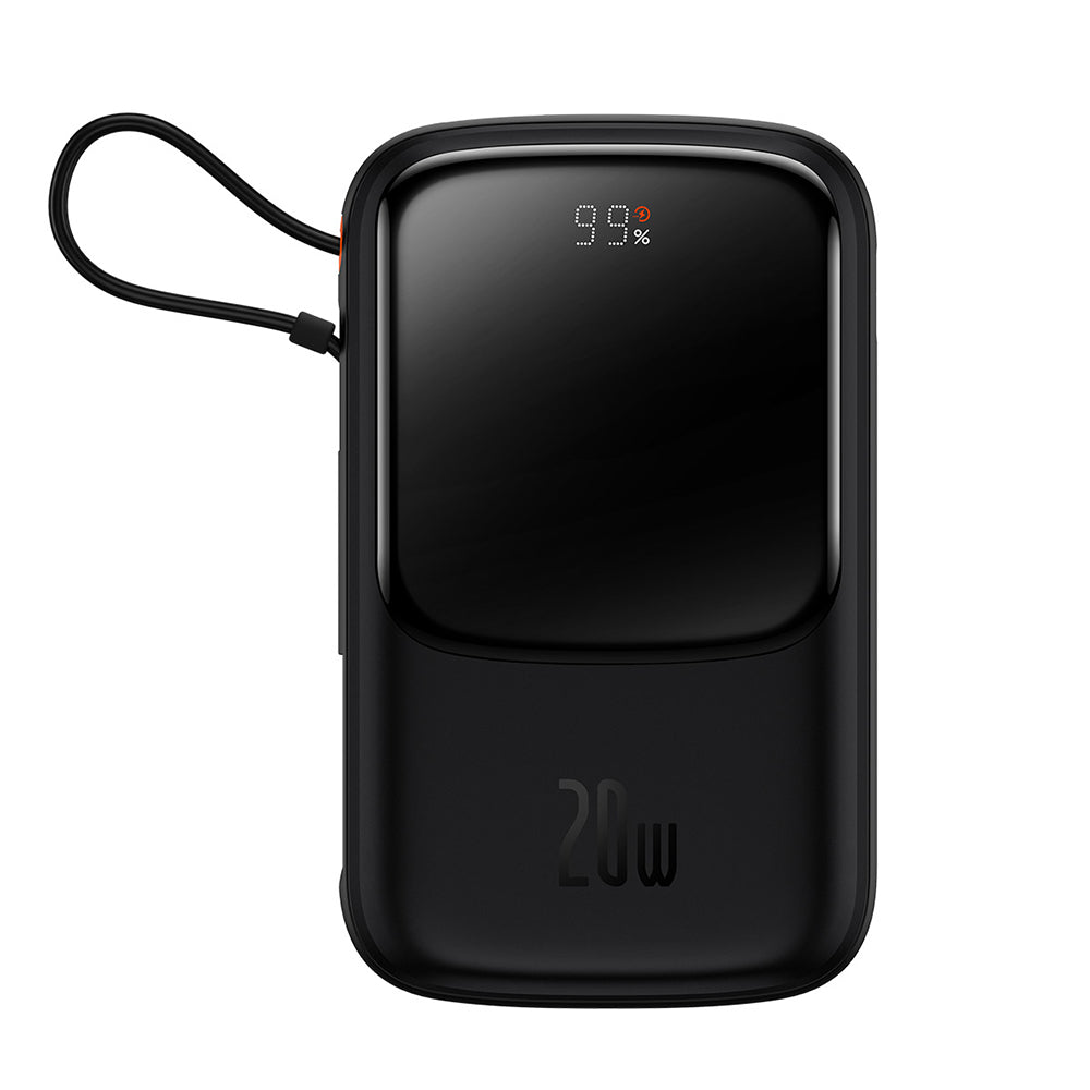Εξωτερική Μπαταρία Baseus Qpow Pro, 20000mAh, 20W, QC + PD, 1 x Lightning - 1 x USB-A - 1 x USB-C, Μαύρη PPQD040001