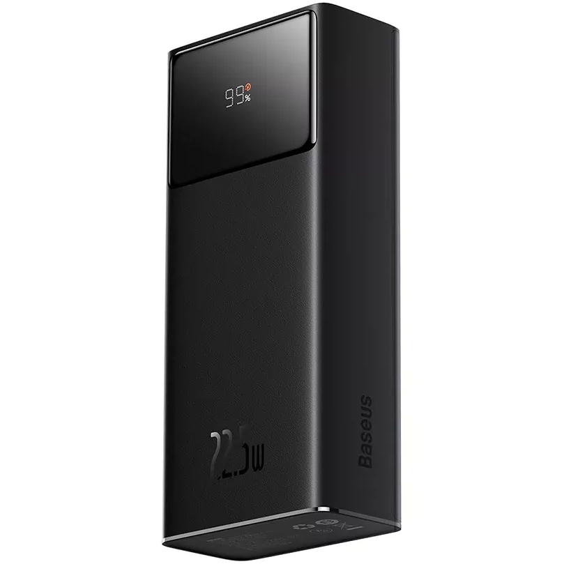 Εξωτερική Μπαταρία Baseus Star Lord, 30000mAh, 22.5W, QC + PD, 1 x USB-C - 2 x USB-A, Μαύρη PPXJ080101