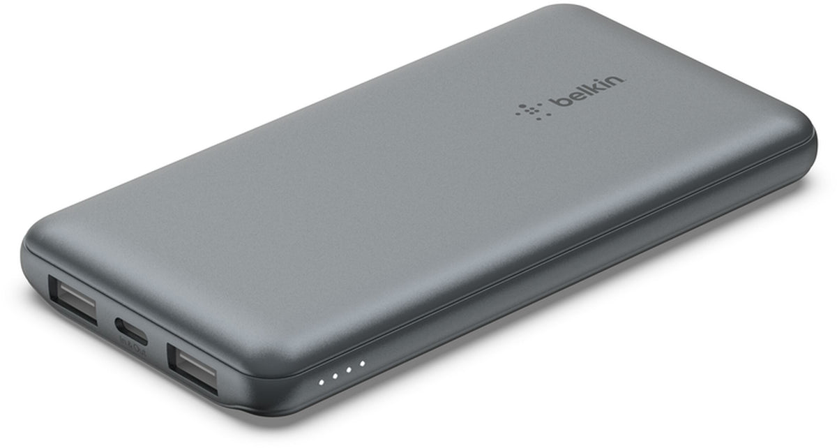 Εξωτερική Μπαταρία Belkin BoostCharge, 10000mAh, 15W, 1 x USB-C - 2 x USB-A, Γκρι BPB011btGY