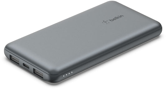 Εξωτερική Μπαταρία Belkin BoostCharge, 10000mAh, 15W, 1 x USB-C - 2 x USB-A, Γκρι BPB011btGY