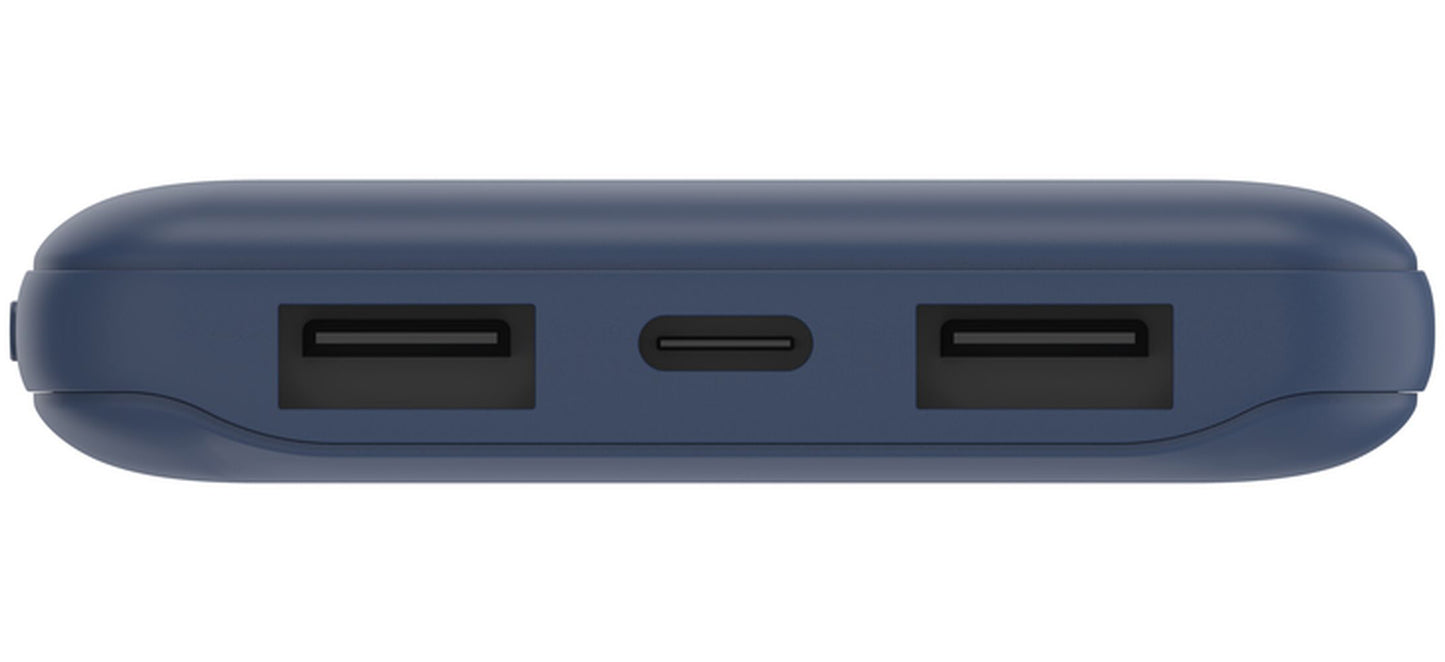 Εξωτερική Μπαταρία Belkin BoostCharge, 10000mAh, 15W, 1 x USB-C - 2 x USB-A, Μπλε BPB011btBL