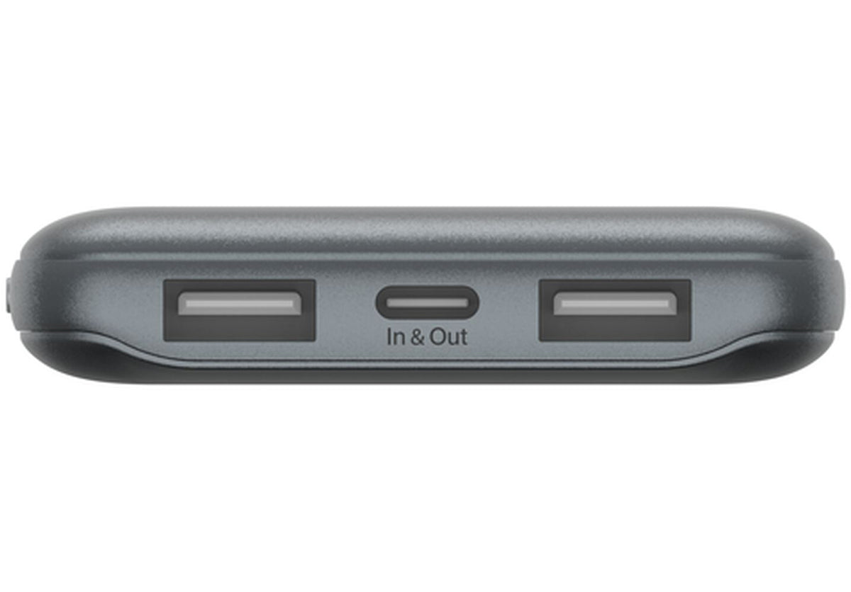 Εξωτερική Μπαταρία Belkin BoostCharge, 10000mAh, 15W, 1 x USB-C - 2 x USB-A, Γκρι BPB011btGY