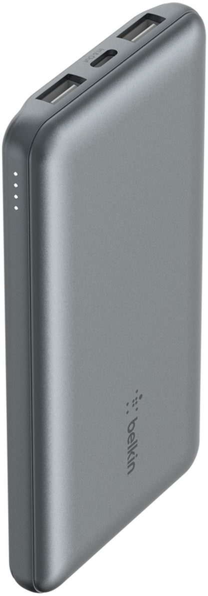 Εξωτερική Μπαταρία Belkin BoostCharge, 10000mAh, 15W, 1 x USB-C - 2 x USB-A, Γκρι BPB011btGY