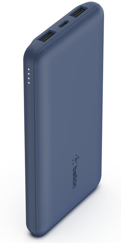 Εξωτερική Μπαταρία Belkin BoostCharge, 10000mAh, 15W, 1 x USB-C - 2 x USB-A, Μπλε BPB011btBL