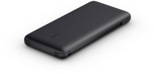 Εξωτερική Μπαταρία Belkin BoostCharge Plus, 10000mAh, 23W, QC + PD, 1 x Lightning - 2 x USB-C, Μαύρο BPB006btBLK