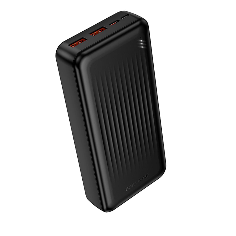 Εξωτερική Μπαταρία Borofone BJ80A Clever, 20000mAh, 22.5W, QC + PD, 1 x USB-C - 2 x USB-A, Μαύρη