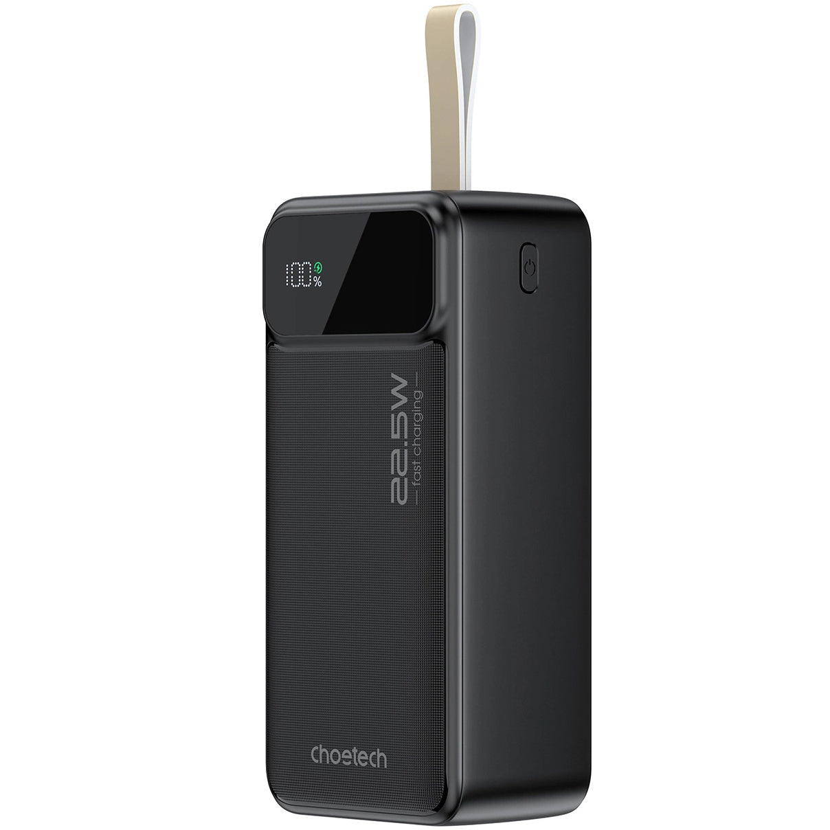 Choetech B731 Εξωτερική μπαταρία, 40000mAh, 22.5W, QC + PD, 1 x USB-C - 2 x USB-A, Μαύρο 