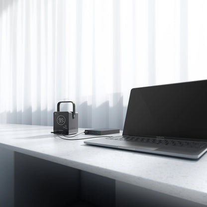 Εξωτερική Μπαταρία Cuktech, 40000mAh, 300W, QC + PD + FQI, 1 x QI - 2 x USB-A - 2 x USB-C, Μαύρο