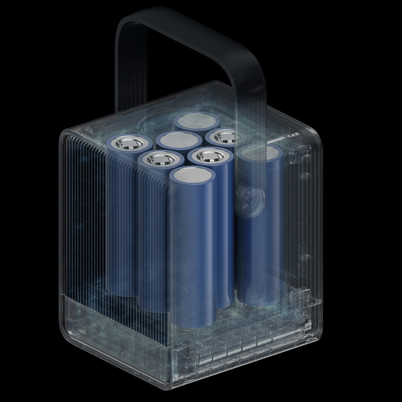 Εξωτερική Μπαταρία Cuktech, 40000mAh, 300W, QC + PD + FQI, 1 x QI - 2 x USB-A - 2 x USB-C, Μαύρο