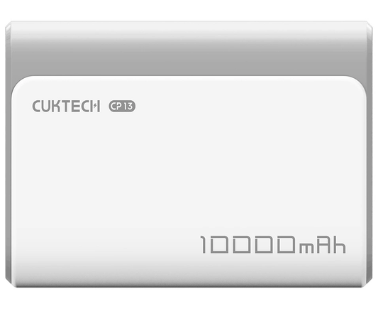 Εξωτερική Μπαταρία Cuktech CP13, 10000mAh, 30W, QC + PD, 1 x USB-A - 1 x USB-C, Γκρι