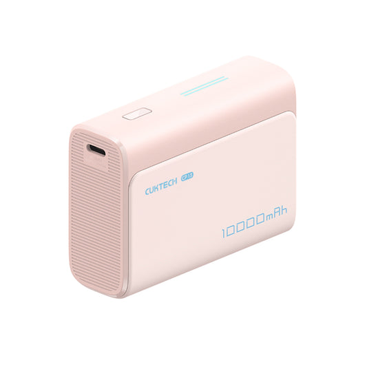 Εξωτερική Μπαταρία Cuktech CP13, 10000mAh, 30W, QC + PD, 1 x USB-A - 1 x USB-C, Ροζ CUK0PB100DPK