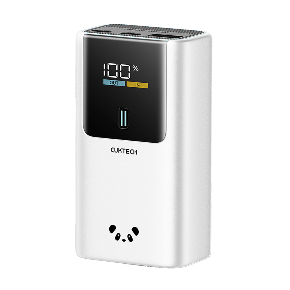 Cuktech PB1055 External Battery, 10000mAh, 55W, QC + PD, 1 x USB-A - 2 x USB-C, Gray CKPB1055GBTG