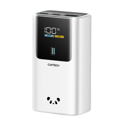 Cuktech PB1055 External Battery, 10000mAh, 55W, QC + PD, 1 x USB-A - 2 x USB-C, Gray CKPB1055GBTG
