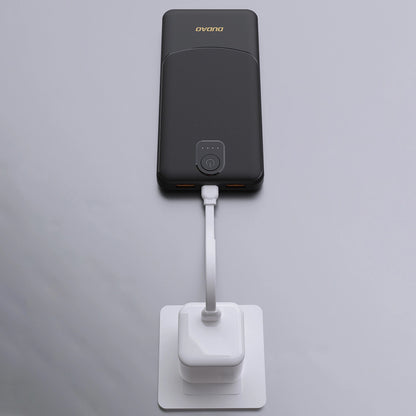 Εξωτερική Μπαταρία Dudao K10, 10000mAh, 12W, 2 x USB-A, Μαύρη