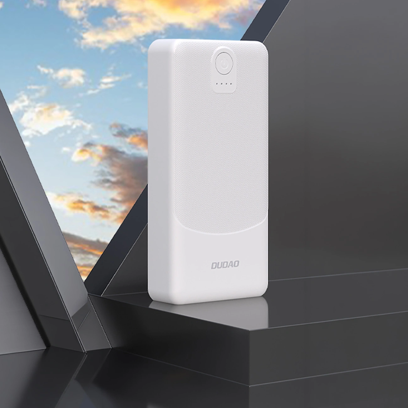 Εξωτερική Μπαταρία Dudao K10Pro, 20000mAh, 12W, 2 x USB-A, Λευκή
