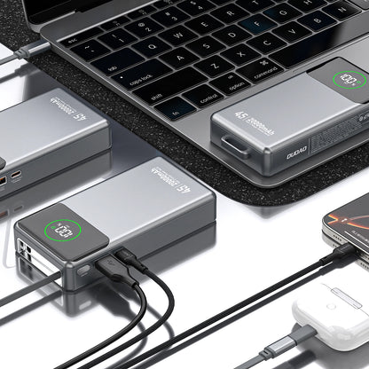 Εξωτερική Μπαταρία Dudao K31 Pro, 20000mAh, 45W, QC + PD, 1 x USB-A - 2 x USB-C, Γκρι