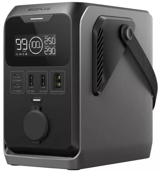 Εξωτερική Μπαταρία EcoFlow Trail 300, 90000mAh, 300W, PD, 1 x Επέκταση Αναπτήρα - 2 x USB-A - 2 x USB-C, Μαύρο EF-TRAIL300-N