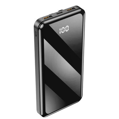 Εξωτερική μπαταρία Forever TB-411, 10000mAh, 10W, 1 x Lightning - 1 x microUSB - 1 x USB-C - 2 x USB-A, Μαύρο