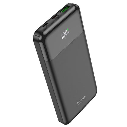 Εξωτερική Μπαταρία HOCO J102, 10000mAh, 20W, QC + PD, 1 x USB-A - 1 x USB-C, Μαύρο
