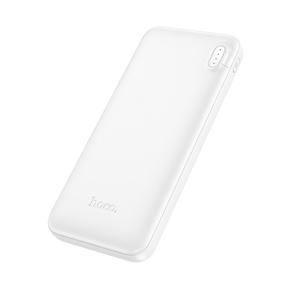 Εξωτερική Μπαταρία HOCO J128, 10000mAh, 10W, 2 x USB-A, Λευκή